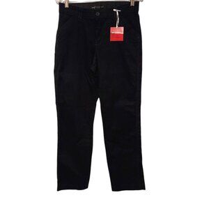 LEE Sinfully Soft Pants Comfort‎ Fit Straight Leg Black Womens Sz 6 Medium NEW